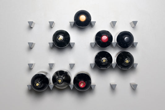 Wine Storage V Pins Silver | Cabinet Mount Display Holders
