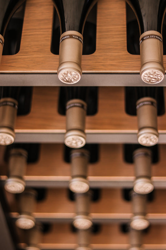 THE VENETO WINE RACK - 36 BOTTLES (SOLID OAK WOOD UPRIGHTS)