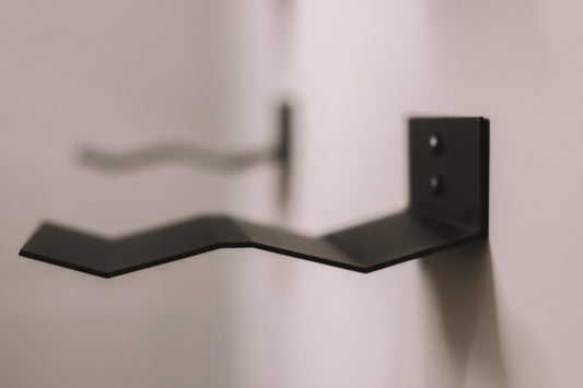 Wine Cradle Max Wall Mount | 2 Bottle Display Black - 10 Pack