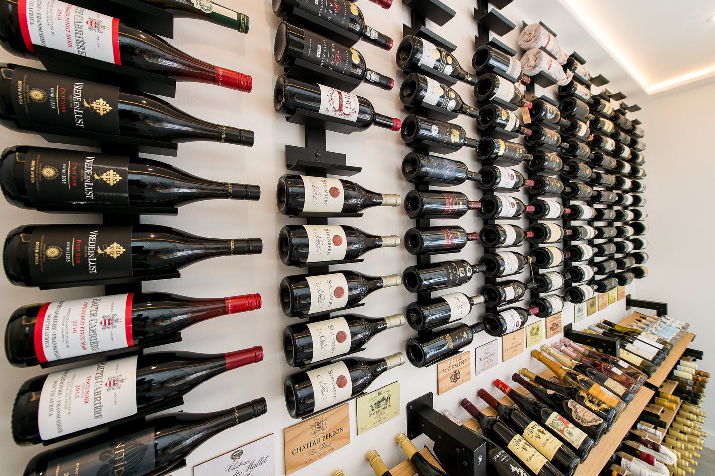 Wall Mounted Wine Rack 7 Bottle Display