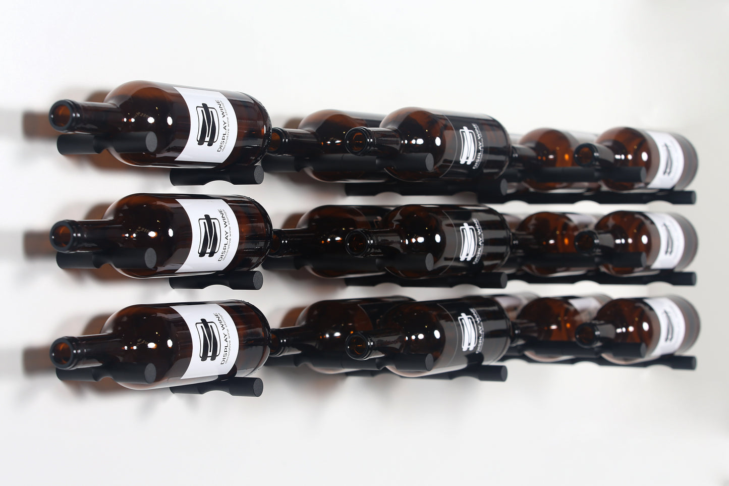 Wine Display Pins Black | Label Facing Wall Mount Holders
