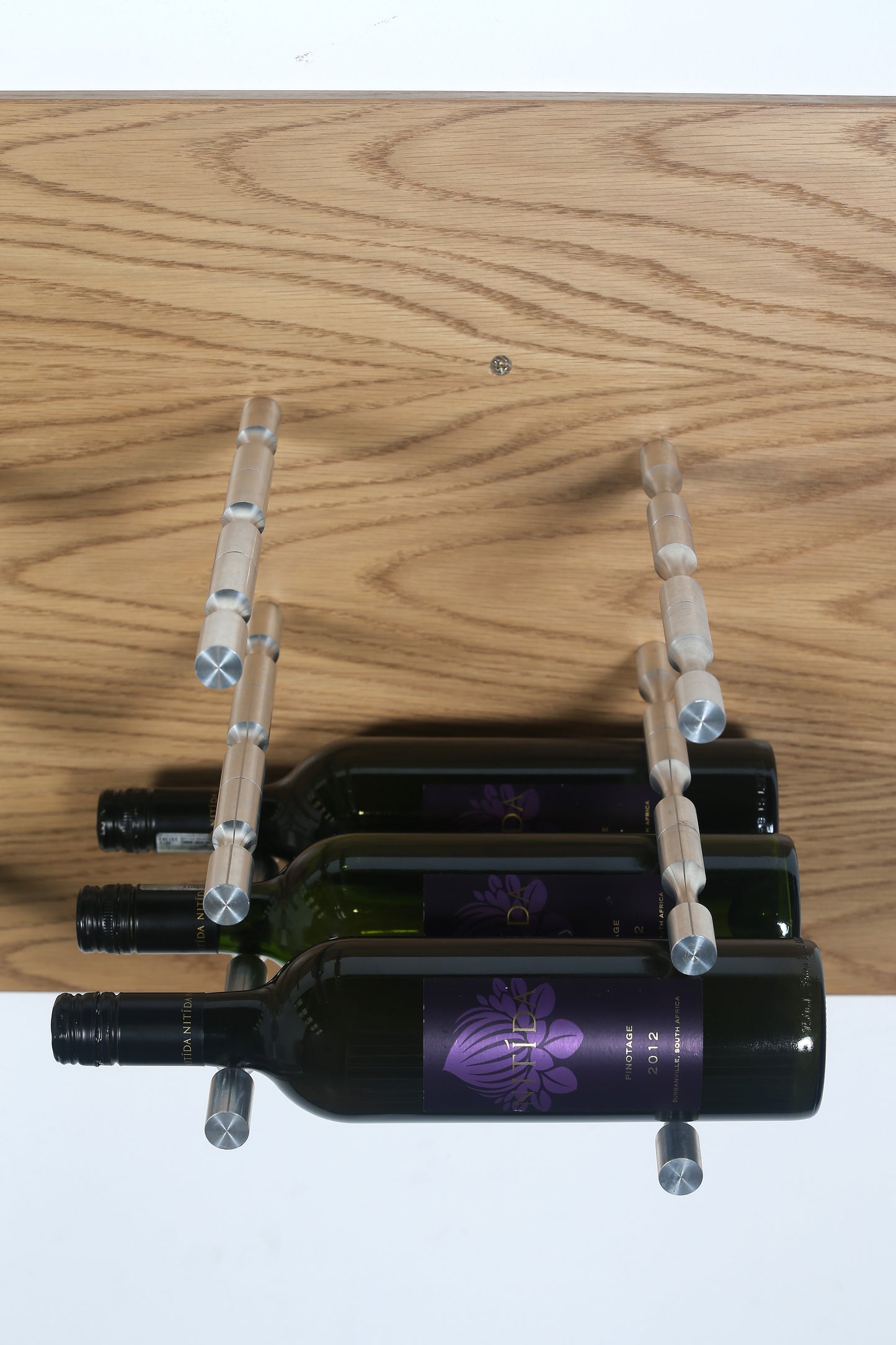 Wine Display Pins Silver | Label Facing Wall Mount Holders