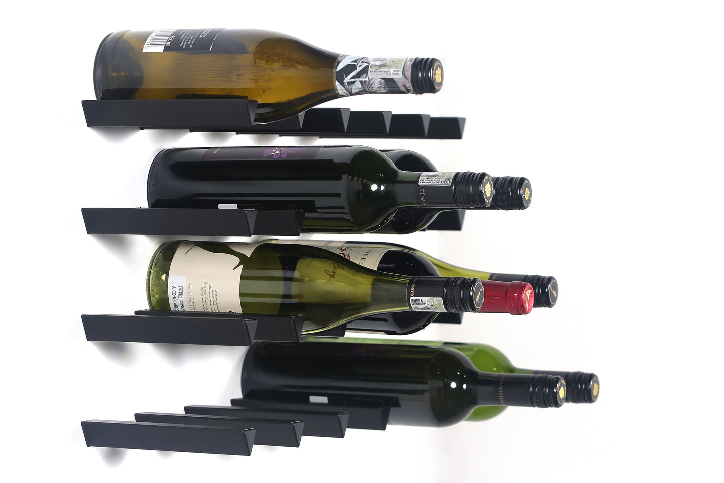 Wine Storage V Pins Black | Cabinet Mount Display Holders