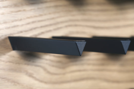 Wine Storage V Pins Black | Cabinet Mount Display Holders