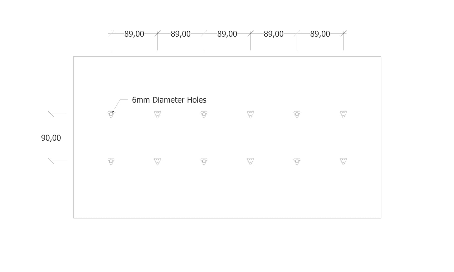 Wine Storage V Pins Black | Cabinet Mount Display Holders