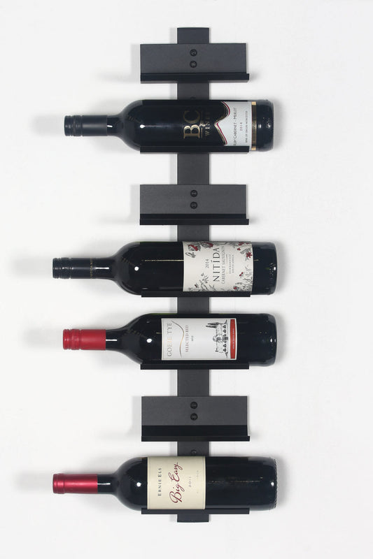 Wall Mounted Wine Rack 7 Bottle Display